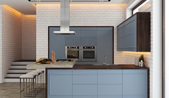 Синяя кухня в Тольятти