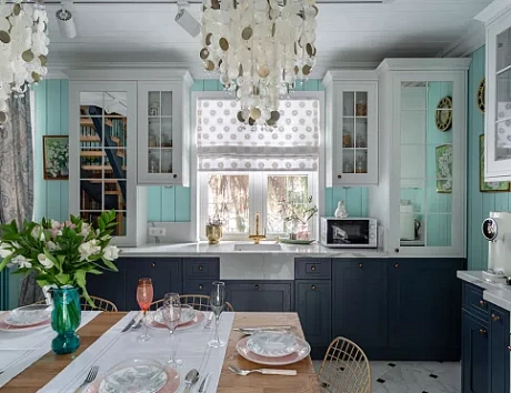 Синяя кухня в Наро-Фоминске