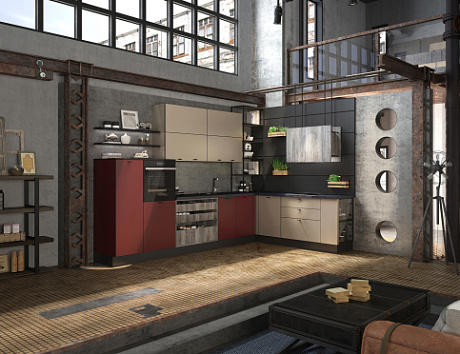 Красная кухня в Ростове-на-Дону