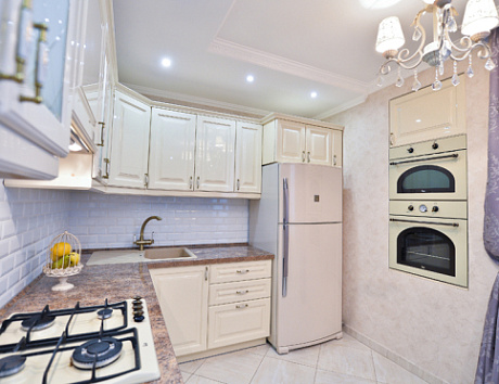 Бежевая кухня во Владикавказе