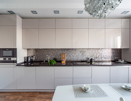 Бежевая кухня во Владикавказе