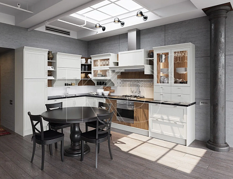 Интерьер кухни классика