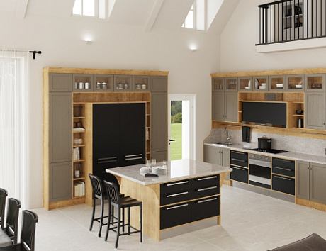 Серая кухня в Нижнем Новгороде