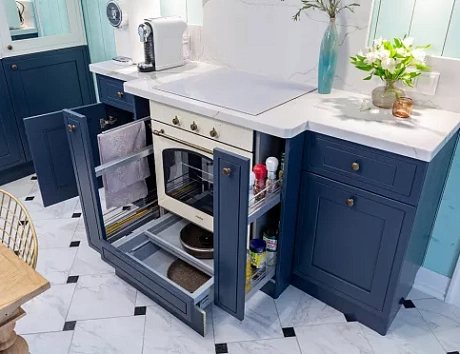 Синяя кухня в Казани