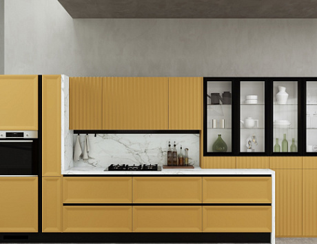 Современная дизайнерская кухня