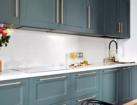 Серая кухня в Клину