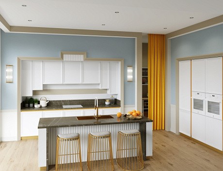 Белая кухня в Санкт-Петербурге