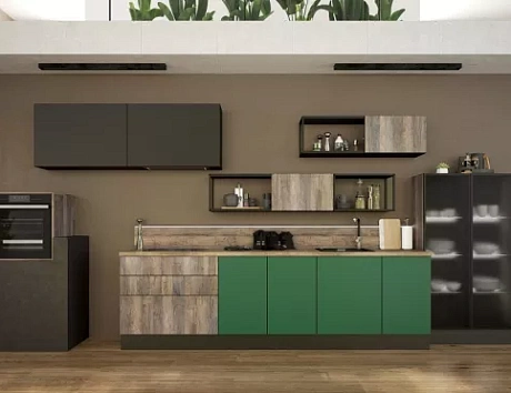 Коричневая кухня в Анапе