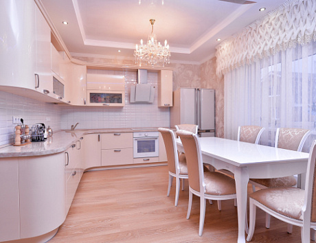 Светлая кухня в Арзамасе