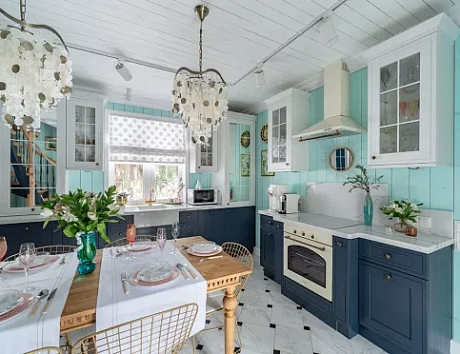 Синяя кухня в Казани