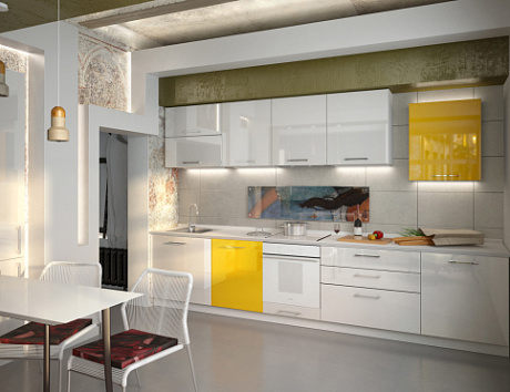 Белая кухня в Анапе