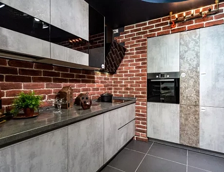 Серая кухня в Санкт-Петербурге