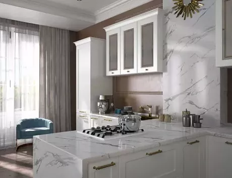 Серая кухня в Чите