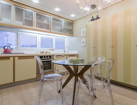 Бежевая кухня во Владикавказе