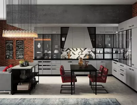 Серая кухня в Егорьевске