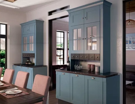 Синяя кухня в Твери