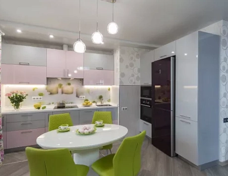 Серая кухня в Чите