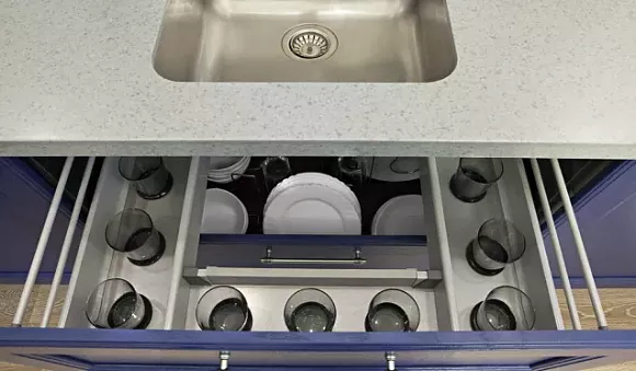 Синяя кухня в Тольятти