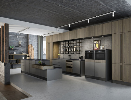 Серая кухня в Санкт-Петербурге