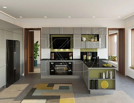 Угловые кухни модерн
