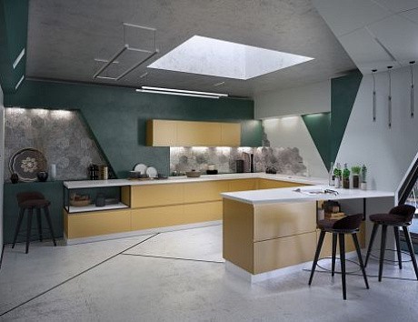 Кухни без ручек