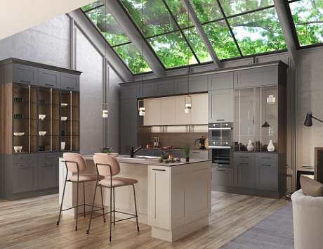 Коричневая кухня в Анапе