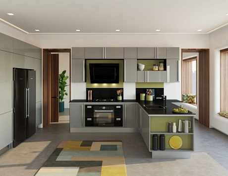 Рабочий треугольник на кухне: комфорт в деталях