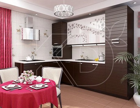 Угловые кухни модерн для маленькой кухни