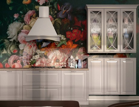 Светлая кухня в Санкт-Петербурге