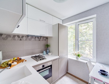 Серая кухня в Егорьевске