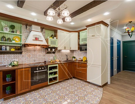 цвет угловой кухни