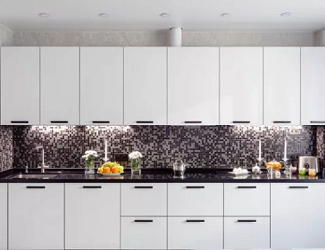 Светлая кухня в Воронеже