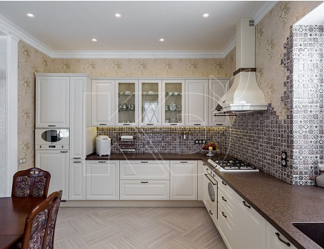 Белая кухня в интерьере