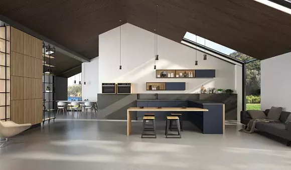 Синяя кухня в Тольятти