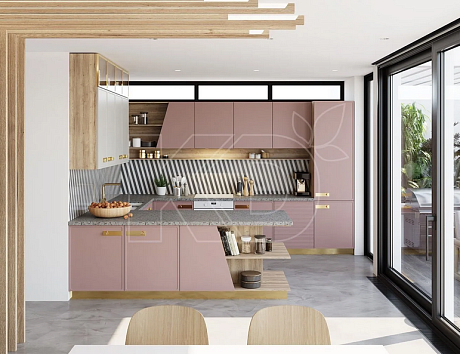 Кухни мдф в стиле модерн