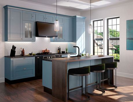 Синяя кухня