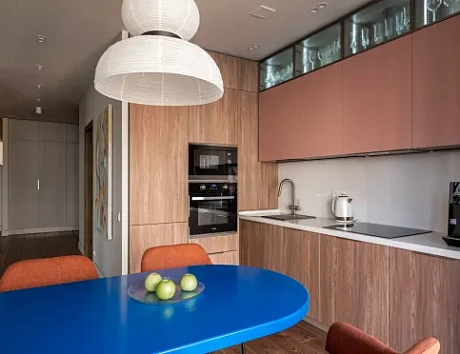 Светлая кухня в Воронеже