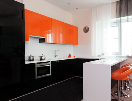 Глянцевая кухня в Санкт-Петербурге