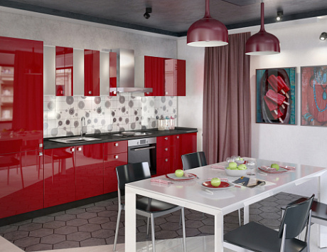 Красная кухня в Южно-Сахалинске