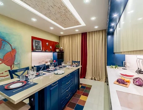 Синяя кухня в Наро-Фоминске